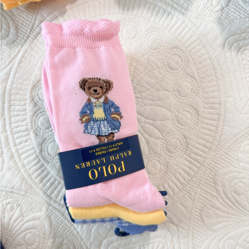 NWT Polo Ralph Lauren socks sock size 9-11 fit shoe size 4-10